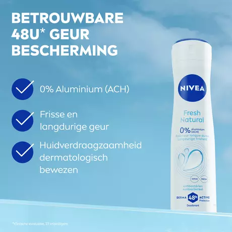 NIVEA Fresh Natural Deodorant Spray 150 ML