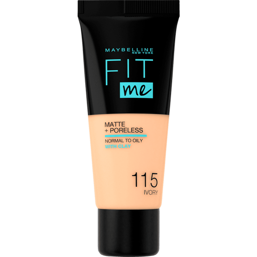 Maybelline New York Fit Me Matte+Poreless Foundation 115 Ivory 30 ML