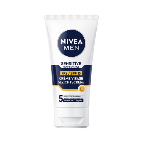 NIVEA MEN Sensitive Gezichtscrème SPF15 Gevoelige Huid 75 ml