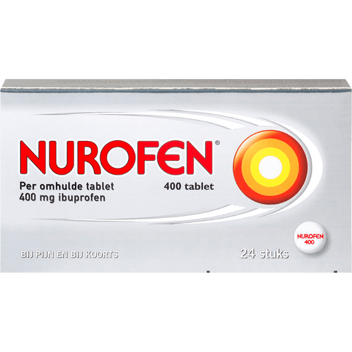 Nurofen 400 MG Ibuprofen Omhulde Tabletten 24 stuks