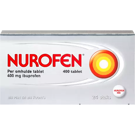 Nurofen 400 MG Ibuprofen Omhulde Tabletten 24 stuks
