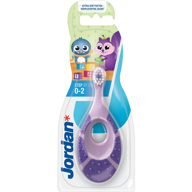 Jordan kindertandenborstel Step 1 Baby (0-2 Jaar)