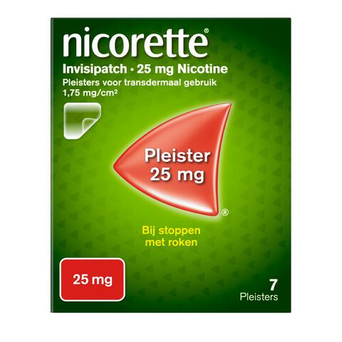 Nicorette Pleister 25 mg Nicotine 7 Stuks