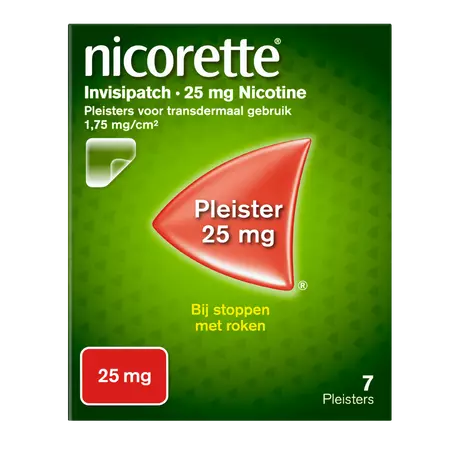 Nicorette Pleister 25 mg Nicotine 7 Stuks