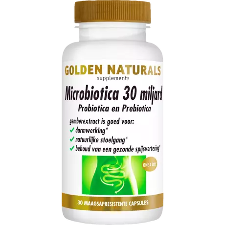 Golden Naturals Microbiotica 30 Miljard Capsules 30 stuks