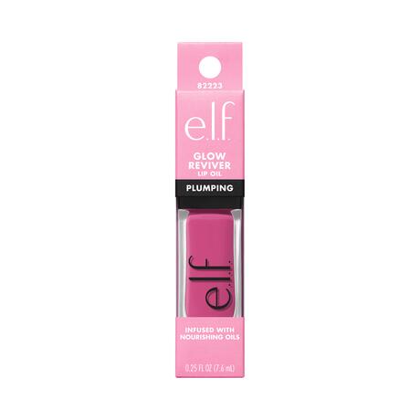 e.l.f. Glow Reviver Plumping Lip Oil Warm Pink