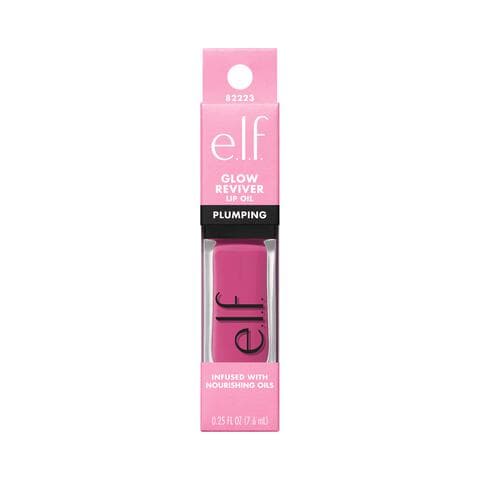e.l.f. Glow Reviver Plumping Lip Oil Warm Pink