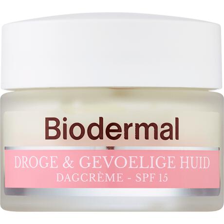 Biodermal Droge & Gevoelige Huid  Dagcrème SPF 15 50 ML
