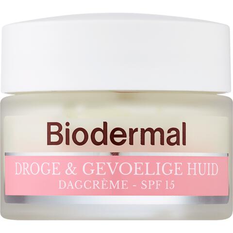 Biodermal Droge & Gevoelige Huid  Dagcrème SPF 15 50 ML