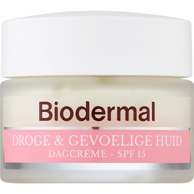 Biodermal Droge & Gevoelige Huid  Dagcrème SPF 15 50 ML