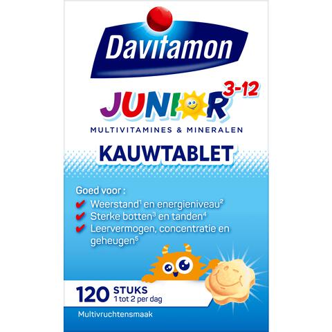 Davitamon Junior 3+ Kauwvitamines Multifruit