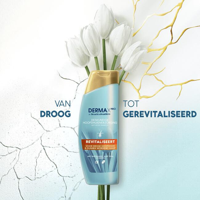 Head & Shoulders Derma X Pro Revitaliseert Shampoo Anti-roos 225ML