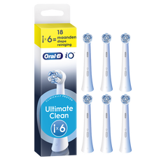Oral-B iO Ultimate Clean Opzetborstels Wit 6 Stuks