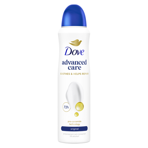 Dove Advanced Care Original Anti-Transpirant Deodorant Spray 150 ML