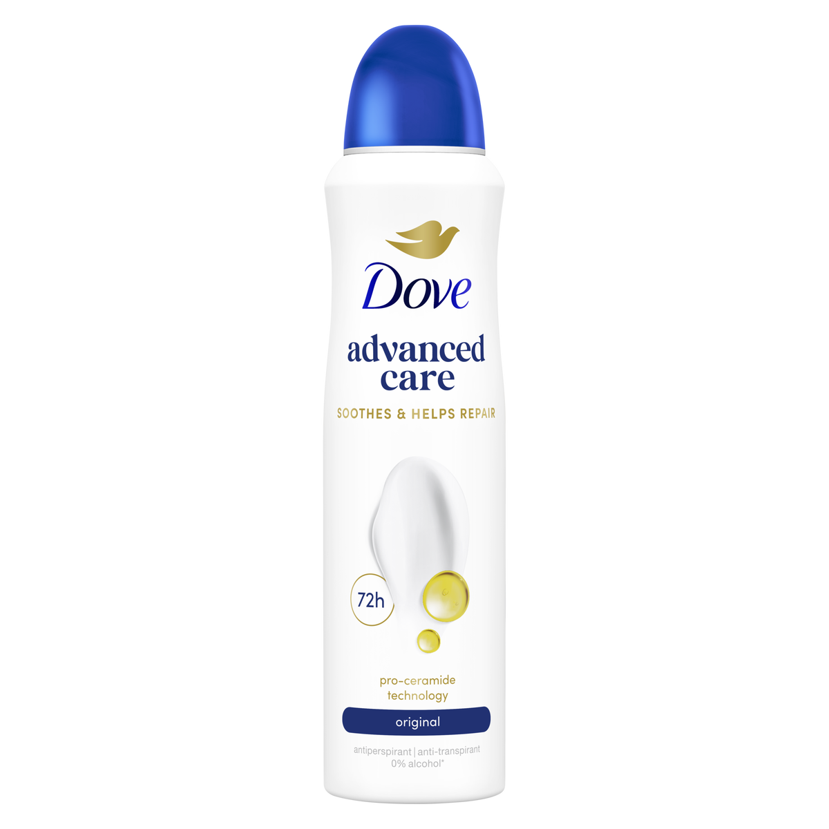 Dove Advanced Care Original Anti-Transpirant Deodorant Spray 150 ML