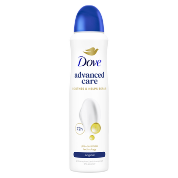 Dove Advanced Care Original Anti-Transpirant Deodorant Spray 150 ML