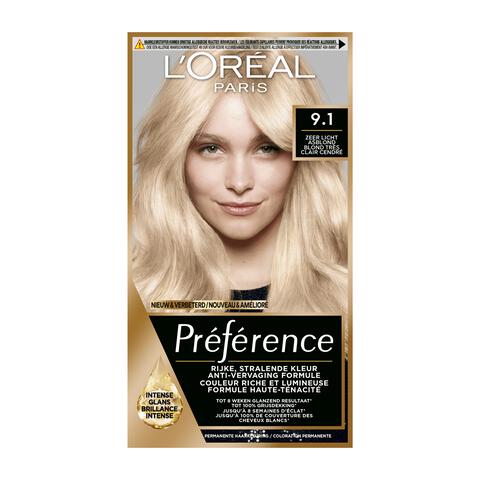 L'Oréal Paris Préférence Permanente Haarverf 9.1 Oslo