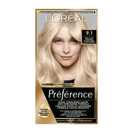 L'Oréal Paris Préférence Permanente Haarverf 9.1 Oslo