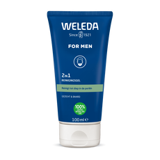 Weleda Men 2-in-1 reinigingsgel voor gezicht & baard