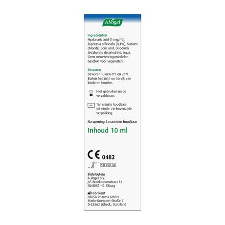 A.Vogel Oogdruppels bij Droge, Branderige of Vermoeide Ogen Druppels 10 ML