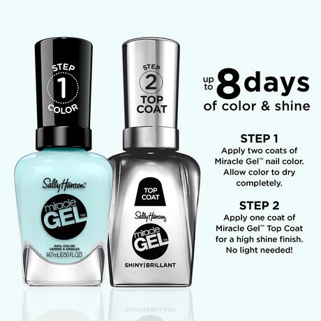 Sally Hansen Miracle Gel Nagellak 668 Grand Cyan