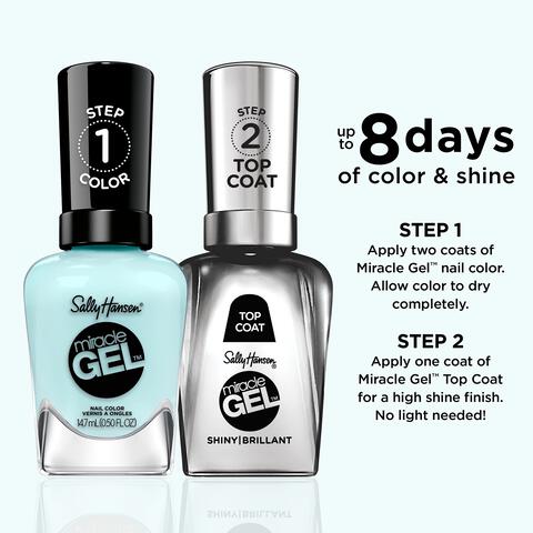 Sally Hansen Miracle Gel Nagellak 668 Grand Cyan
