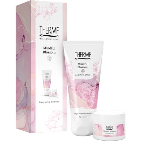 Therme Mindful Blossom Cadeauset Shower Satin Body Butter
