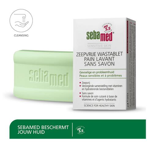 Sebamed Zeepvrij Wastablet 150 gram