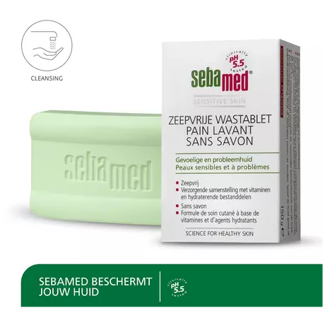 Sebamed Zeepvrije Wastablet 150 gram