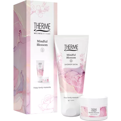 Therme Mindful Blossom Cadeauset Shower Satin Body Butter
