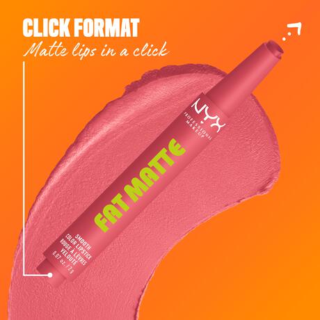 NYX Professional Make Up Fat Matte Lipstick 11 Pink Puff Roze