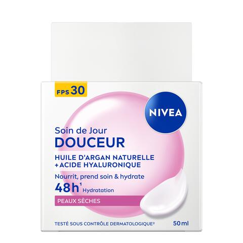 NIVEA Essentials 24u Voedende Dagcrème SPF 30 Droge Huid 50 ML