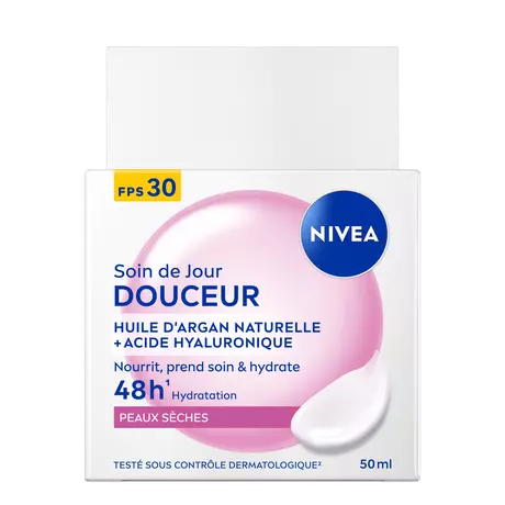 NIVEA Essentials 24u Voedende Dagcrème SPF 30 Droge Huid 50 ML