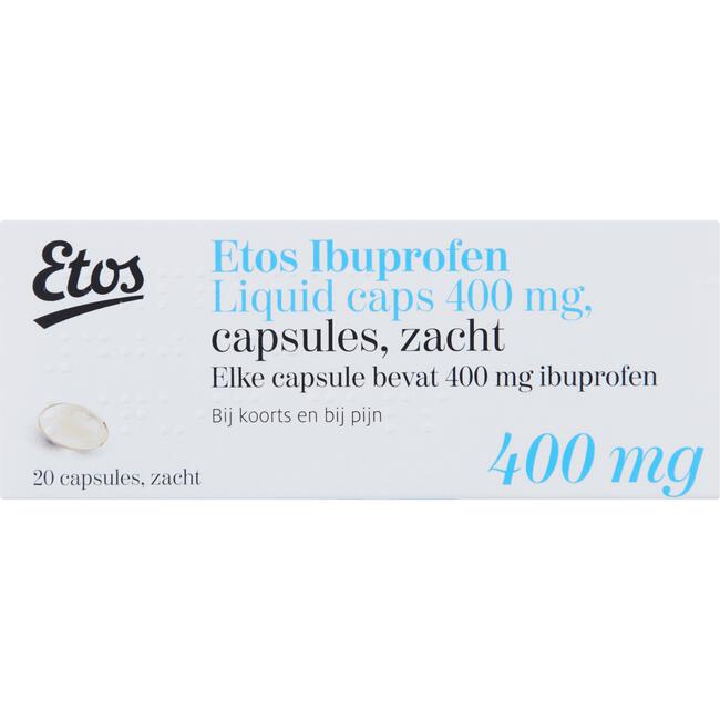 Etos Ibuprofen 400 mg Liquid Caps