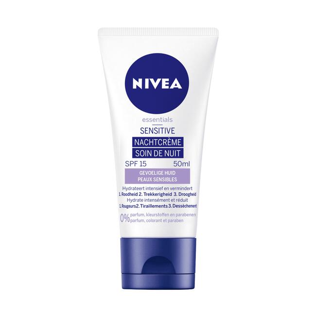 NIVEA Essentials +24H Sensitive Nachtcrème 50 ML