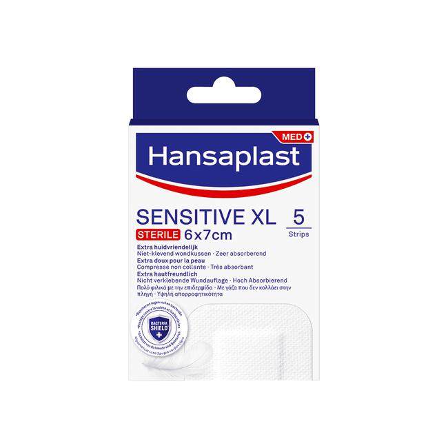 Hansaplast Sensitive XL Eilandpleister 5 stuks
