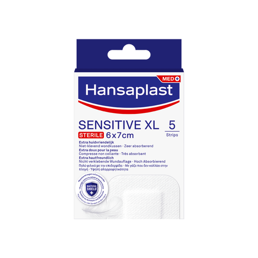 Hansaplast Sensitive XL Eilandpleister 5 stuks