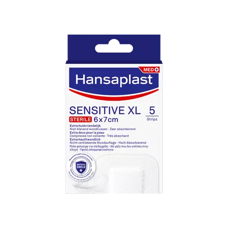 Hansaplast Sensitive XL Eilandpleister 5 stuks