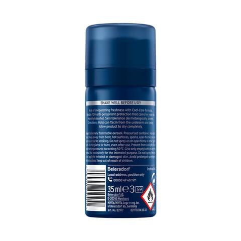 NIVEA MEN Cool Kick Deodorant Spray Mini 35 ML