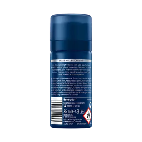 NIVEA MEN Cool Kick Deodorant Spray Mini 35 ML