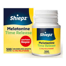 Shiepz Melatonine Time Release 0,1 mg 500 tabletten