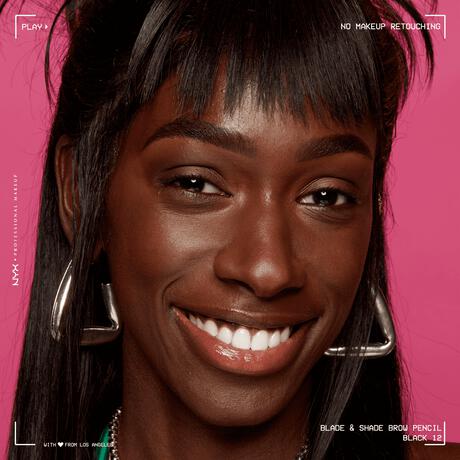 NYX Professional Makeup Blade N Shade Wenkbrauwpotlood Black