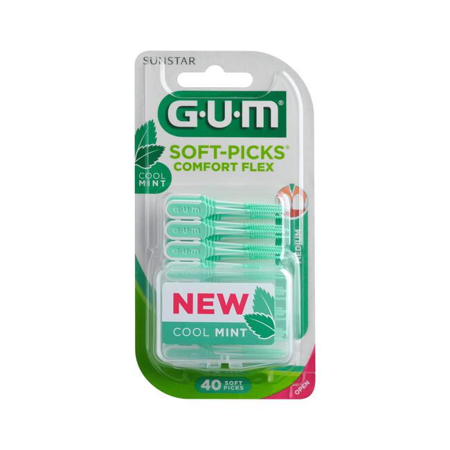 GUM Soft-Picks Comfort Flex mint