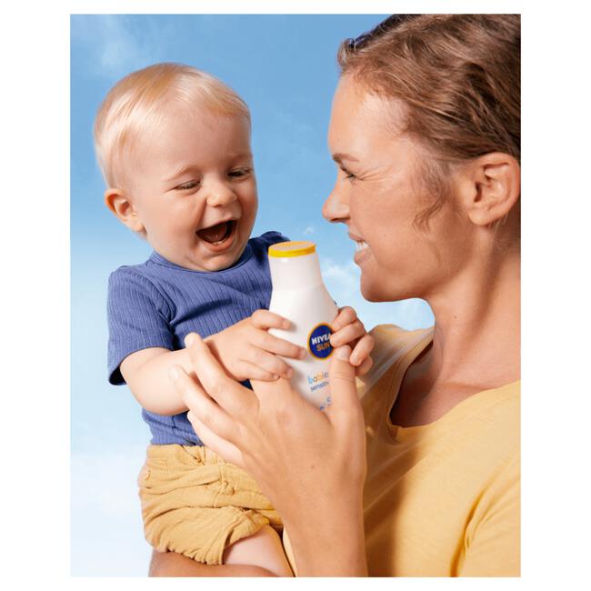 NIVEA SUN Kids Zonnebrand Protect & Sensitive Zonnemelk SPF 50+ 200 ML