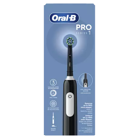 Oral-B Pro 1 Zwart Elektrische Tandenborstel