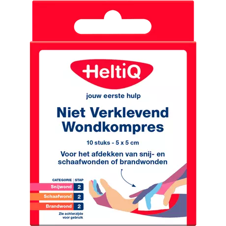 Heltiq Niet klevend Wondkompres 5x5