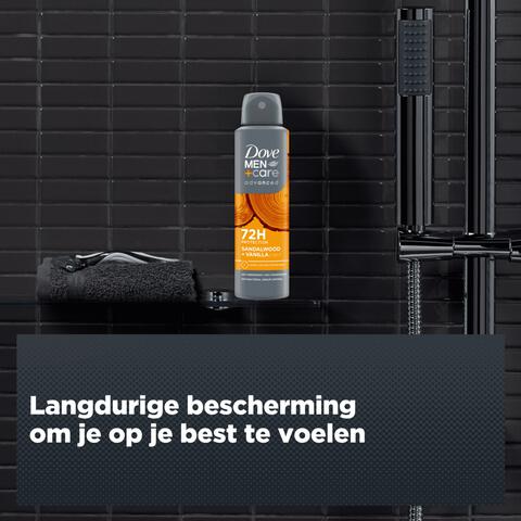 Dove Men+Care Sandalwood + Vanille Deodorant Spray 150 ML
