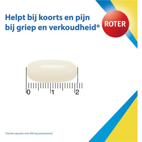 Roter Paracetamol Liquid Caps 500 mg 20 tabl