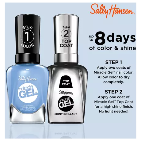 Sally Hansen Miracle Gel Nagellak 370 Sugar Fix Blauw 14,7 ML
