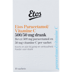 Etos Paracetamol/Vitamine C 500/50 mg Drank